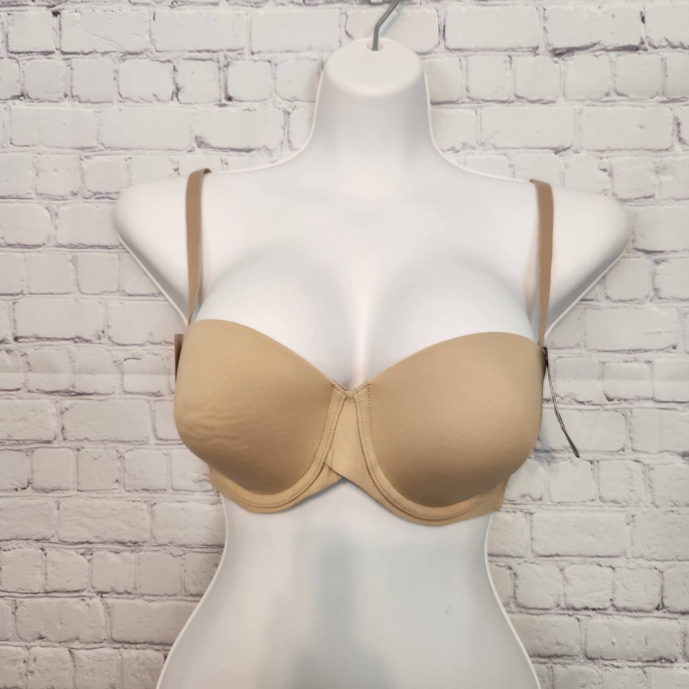 NWT Maidenform Women's Beige‎ A little Pick me up Convertible Bra 34D